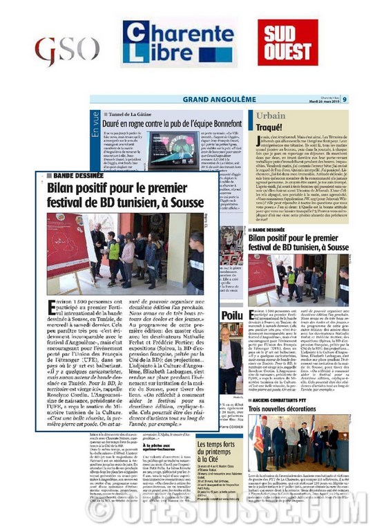 CHARENTE LIBRE - PARIS - BD TUNISIE